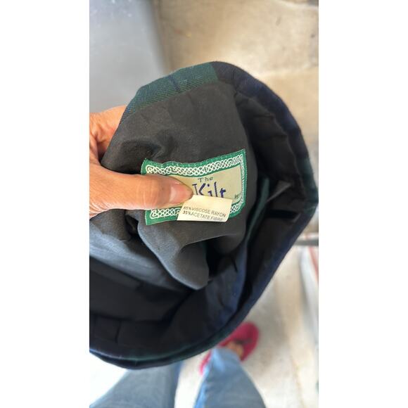 The Kilt tartan kilt for boys sz 11-12 heavy blue green Scottish - Picture 6 of 6